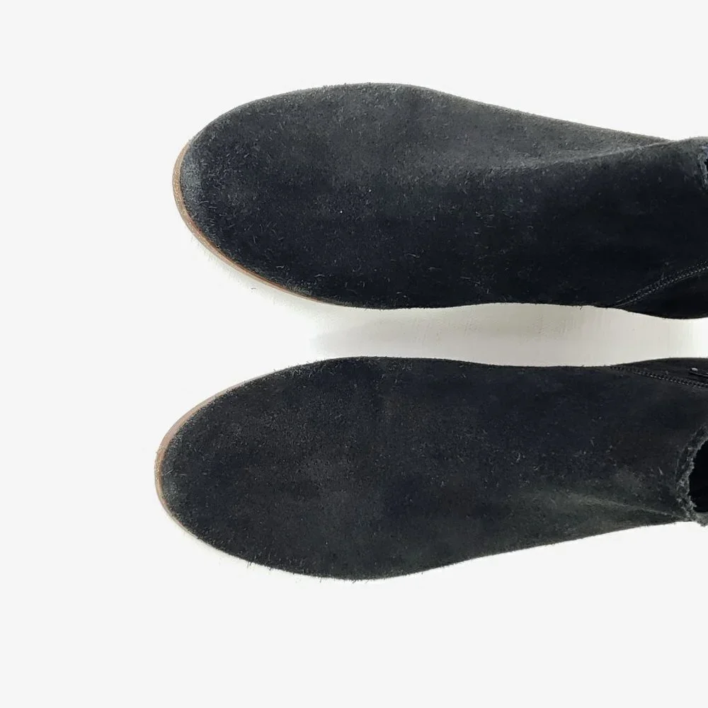 Jack Rogers bailee suede bootie low heel  sz7